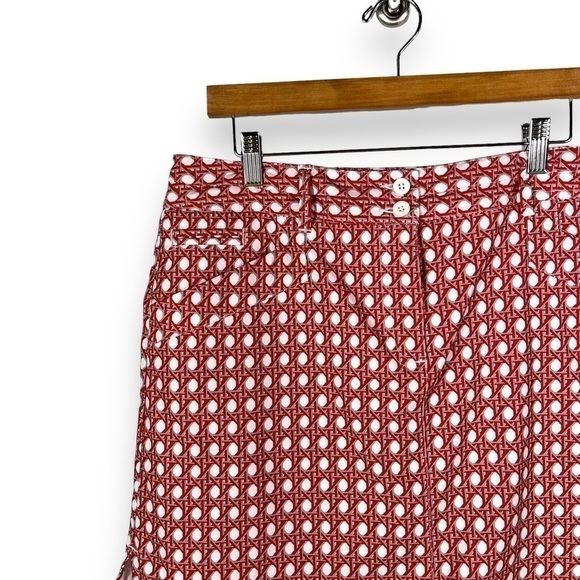 4 for $20 SALE! Nivo by Lanctot Classic Golf Skort, Red/White Print, Size 12 - Picture 2 of 11